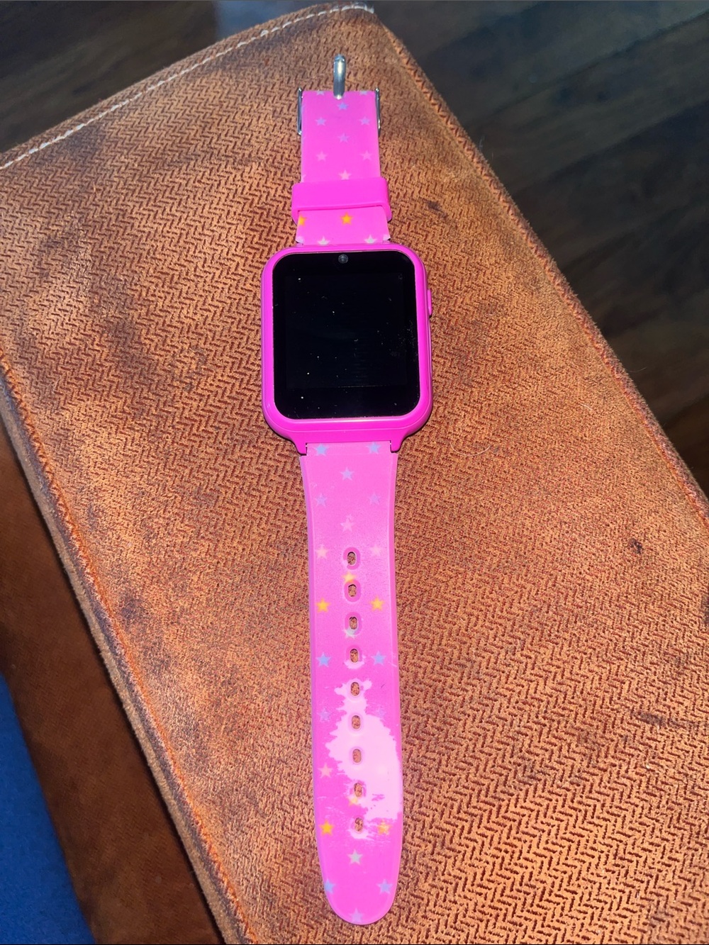 Kids Pink Star Silicone Smartwatch
